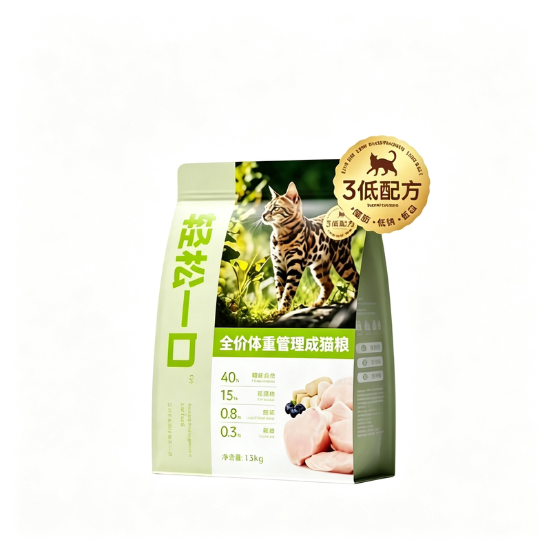 派多格体重管理三低宠物成猫粮