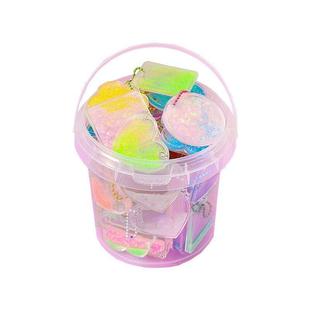 流沙咕卡套装儿童豪华版女孩贴纸奶油胶diy异形彩虹古咔砖盘玩具