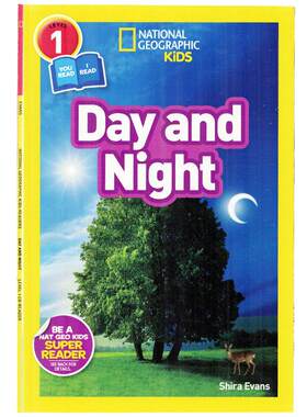 进口英文原版正版 绘本 National Geographic Day and Night日与夜 美国国家地理 Level 1儿童科普图画书