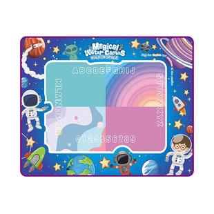 水上画画玩具儿童涂色宝宝神奇水画本反复涂鸦清水绘画水画布毯卷