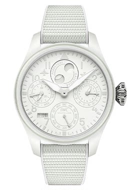 IWC万国大型飞行员系列CERALUME®夜光瓷万年历腕表