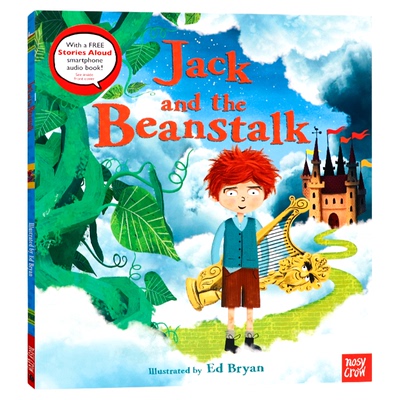 杰克与魔豆英文原版绘本 Fairy Tales Jack and the Beanstalk 经典童话故事系列亲子共读睡前故事书儿童语言启蒙英语读物 平装