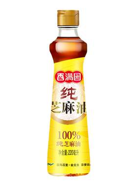 金龙鱼香满园纯芝麻香油220ml