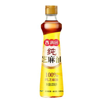 金龙鱼香满园纯芝麻香油220ml