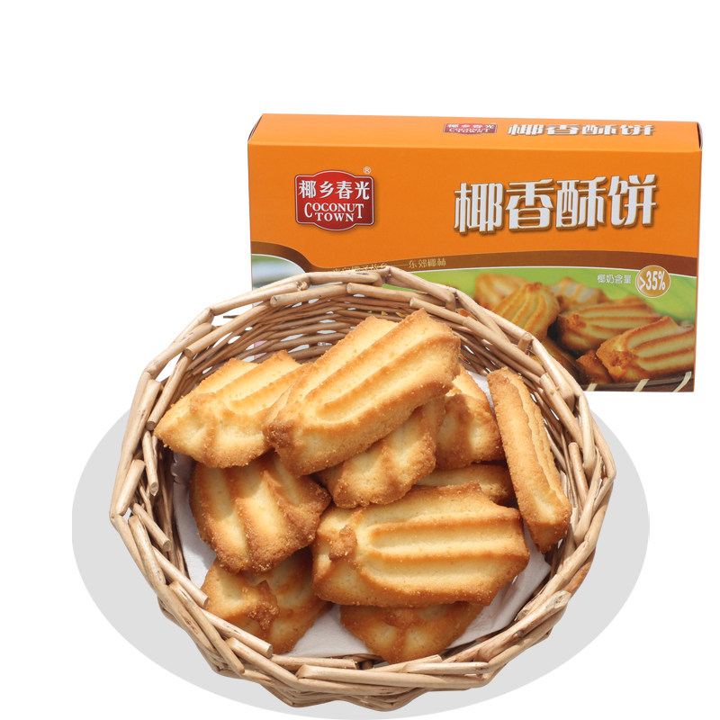 海南春光椰香酥饼酥卷凤凰零食