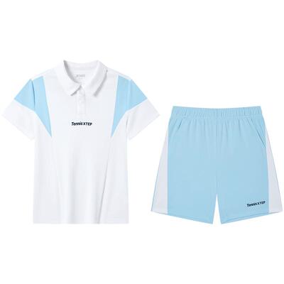 特步童装儿童运动套装夏季新款男童速干透气短袖短裤中大童两件套