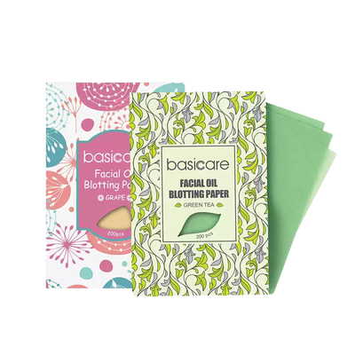 basicare香薰吸油面纸绿茶双面