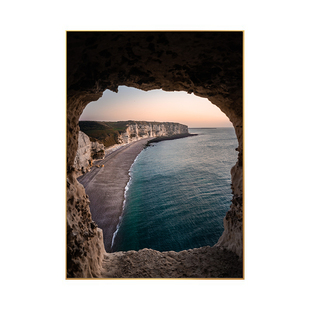 波普视觉延伸沙发背景墙装饰画小清新客厅门窗风景卧室餐厅摆挂画