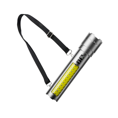 银龙【6节锂电池】强光手电筒