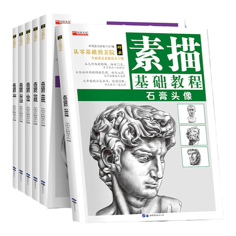 全套6册素描基础教程素描书