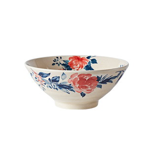 中式复古陶瓷面碗家用2026新款吃面大碗釉下彩拉面碗面条碗汤饭碗