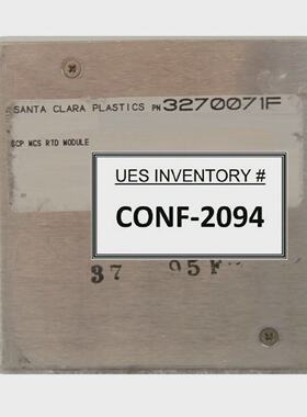 SCP Santa Clara Plastics 3270071F MCS RTD Module Working Sur