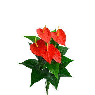 仿真花绿植红掌假花客厅装饰松枝向日葵富贵果落地盆栽摆设小盆景