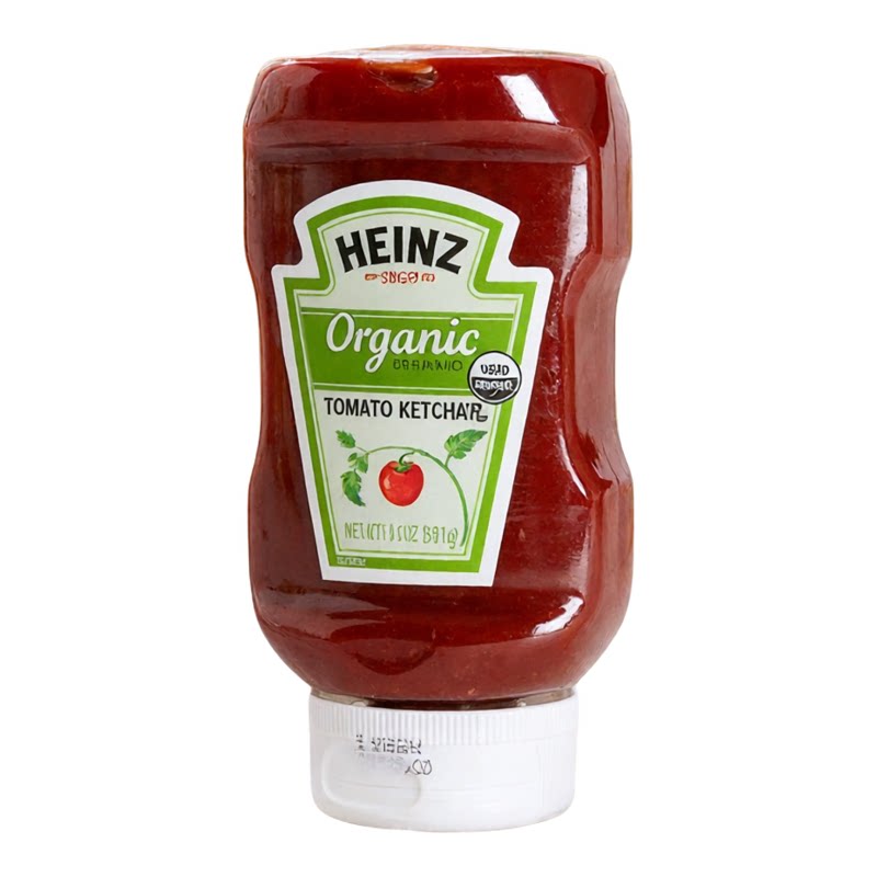 亨氏HEINZ 有机茄汁14安士装酸甜开胃番茄汁炸鸡薯条蘸酱蘸料拌面