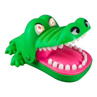 咬手指的大嘴巴鳄鱼解压咬手鲨鱼咬手玩具牙齿儿童亲子整蛊互动按