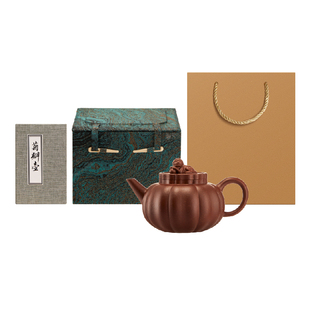 故宫淘宝｜孟臣菊瓣紫砂壶博物馆文创茶壶茶具送长辈爸爸生日礼物