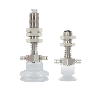 机械手天行大头真空吸盘座侧进气T型金具缓冲杆气动元件固定支架