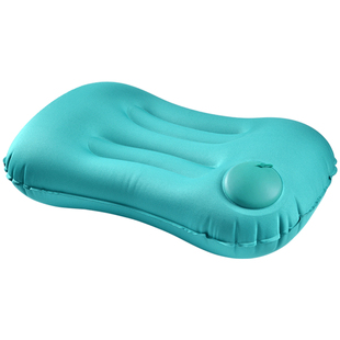 按压充气枕头护腰枕旅行便携睡觉护颈沙发头枕腰垫长途飞行腰靠垫