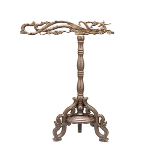 红木笔架毛笔挂大号实木质创意复古毛笔架鸡翅木毛笔架子文房四宝