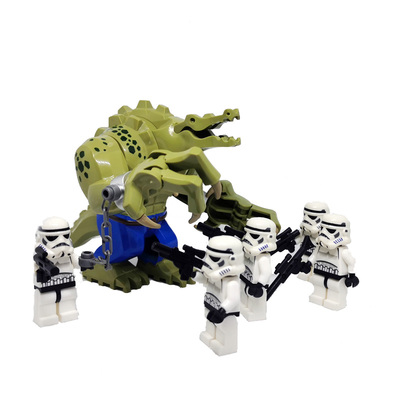 星球大战湿背兽兰克神兽人仔积木