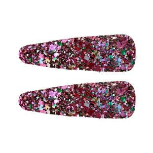 韩国经典亮片彩色儿童BB发夹子女宝宝碎发夹可爱公主边夹发卡头饰