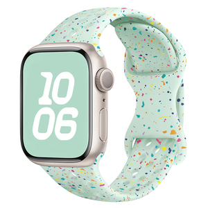iwatch11表带硅胶蝴蝶扣洞洞款