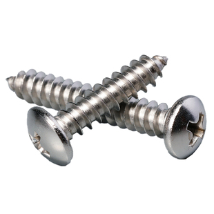 GB845 316不锈钢圆头十字自攻螺钉 盘头木牙螺丝钉M2M2.2-M3.5