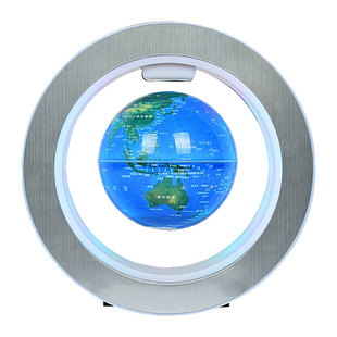 智能磁悬浮地球仪创意月球灯夜灯3d立体自传反重力黑科技桌面摆件