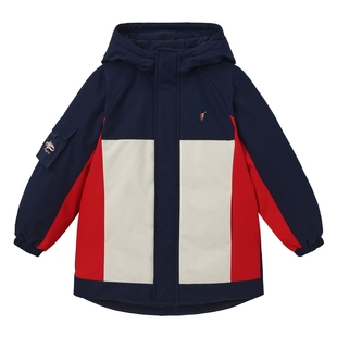 【白鸭绒】POLOWALK童装男童羽绒服2025冬装新品连帽百搭外套