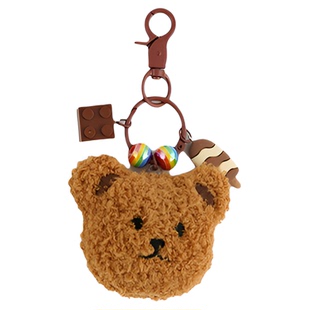 ins挂件 可爱小熊宝宝泰迪熊毛绒娃娃公仔包包配饰钥匙扣汽车