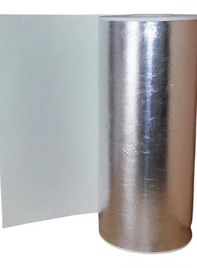 陶瓷纤维纸铝箔隔热垫片厂家定做隔热棉条背胶自粘耐高温铝箔复合
