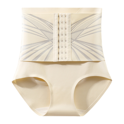 千灵美加强版排扣收腹裤女