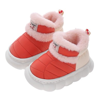儿童冬季加绒加厚棉鞋雪地靴