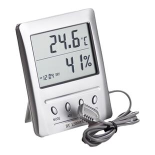 逸品博洋可送检计量工业温度计高精度数显室内湿温湿度计带线探头