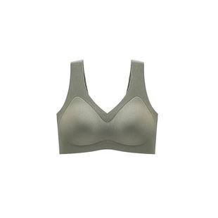 泰国天然乳胶无痕文胸美背心式运动小胸罩无钢圈罗丽丝聚拢内衣女