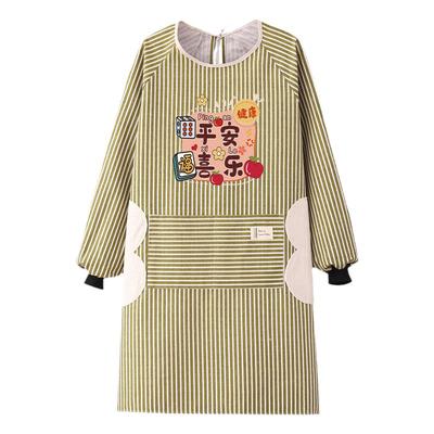 罩衣凯柚棉麻防污透气耐磨