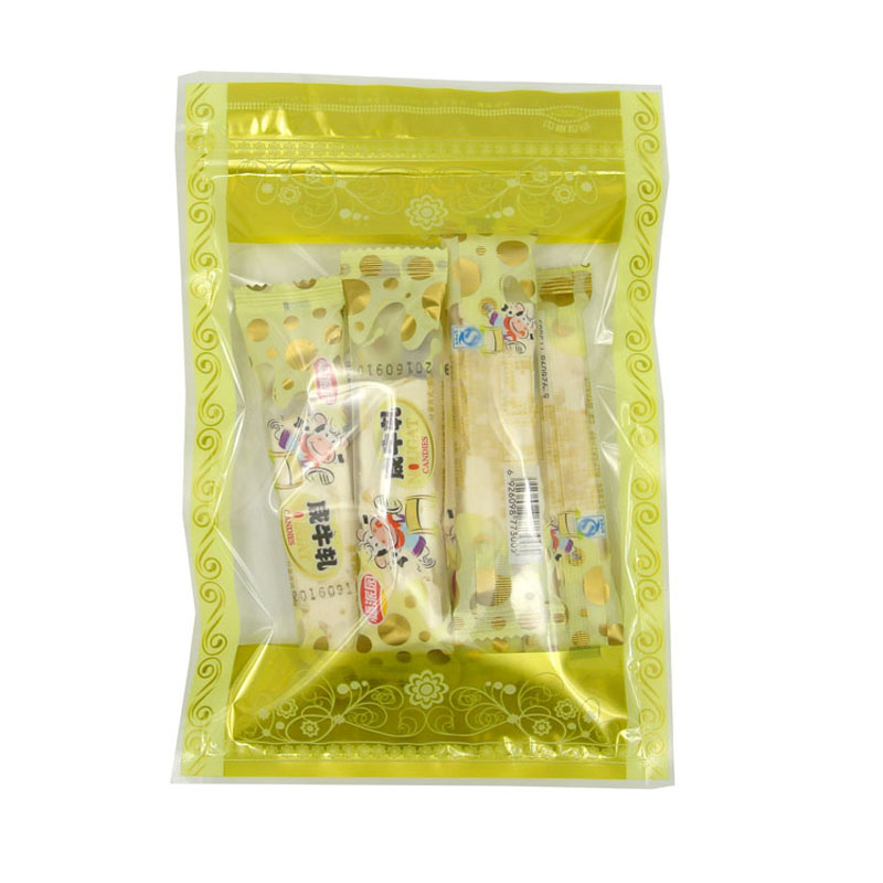 金花边拉链袋花边塑料袋糖果通用