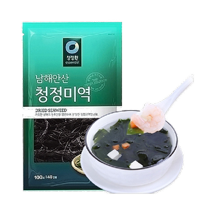 韩国清净园裙带菜干货韩式干海带苗海裙菜孕妇儿童专用非特级婴儿