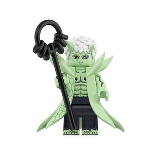 中国积木WM忍者系列宇智波佐助大筒木羽衣斑带土拼装人仔玩具模型