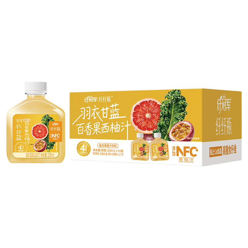 轻上纤冠军低糖高纤果蔬汁饮品