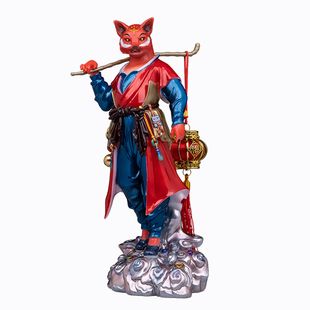 汉白玉狐家黄家白家柳家灰家五仙真身神像东北五大家族堂口摆件