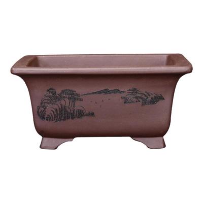 长方形创意紫砂简约家用透气文竹