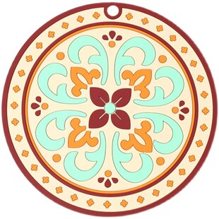 复古餐桌隔热垫硅胶防烫防滑家用厨房耐高温防油锅碗垫杯垫桌垫子