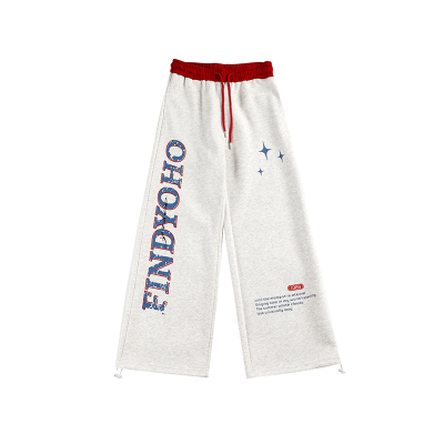 美式字母印花休闲卫裤女春秋季