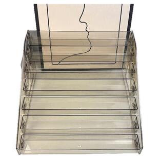 桌面亚克力展示架物品陈列架货柜多层置物架多功能柜台桌面摆放架