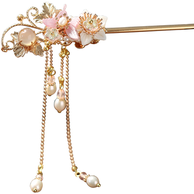 青雀记发钗汉服古风蝴蝶日常佩戴