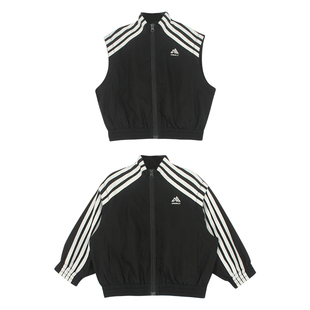 大耳象女童撞色线速干运动外套2026春季新款宝儿可拆卸两穿上衣