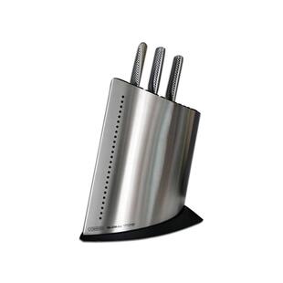 日本进口GLOBAL具良治不锈钢厨房用品菜刀架刀具收纳架刀座置物架