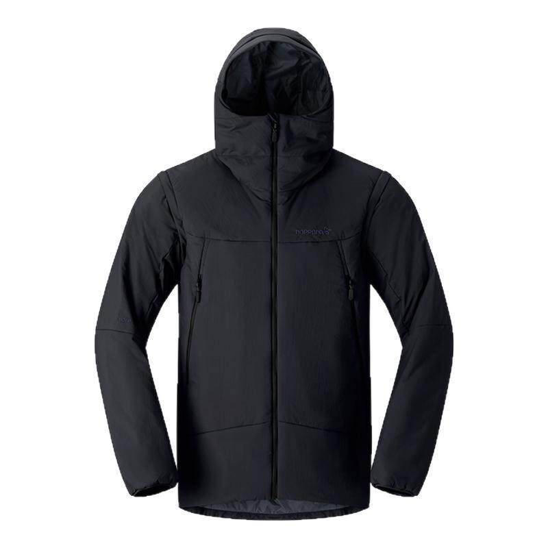 NORRONA老人头男more Thermo60 Aero200可拆卸袖子防风保暖棉服