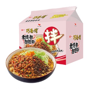 统一巧面馆 老成都担担面 酱拌面拌面炸酱面方便面泡面